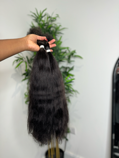 Human hair bulk for braiding