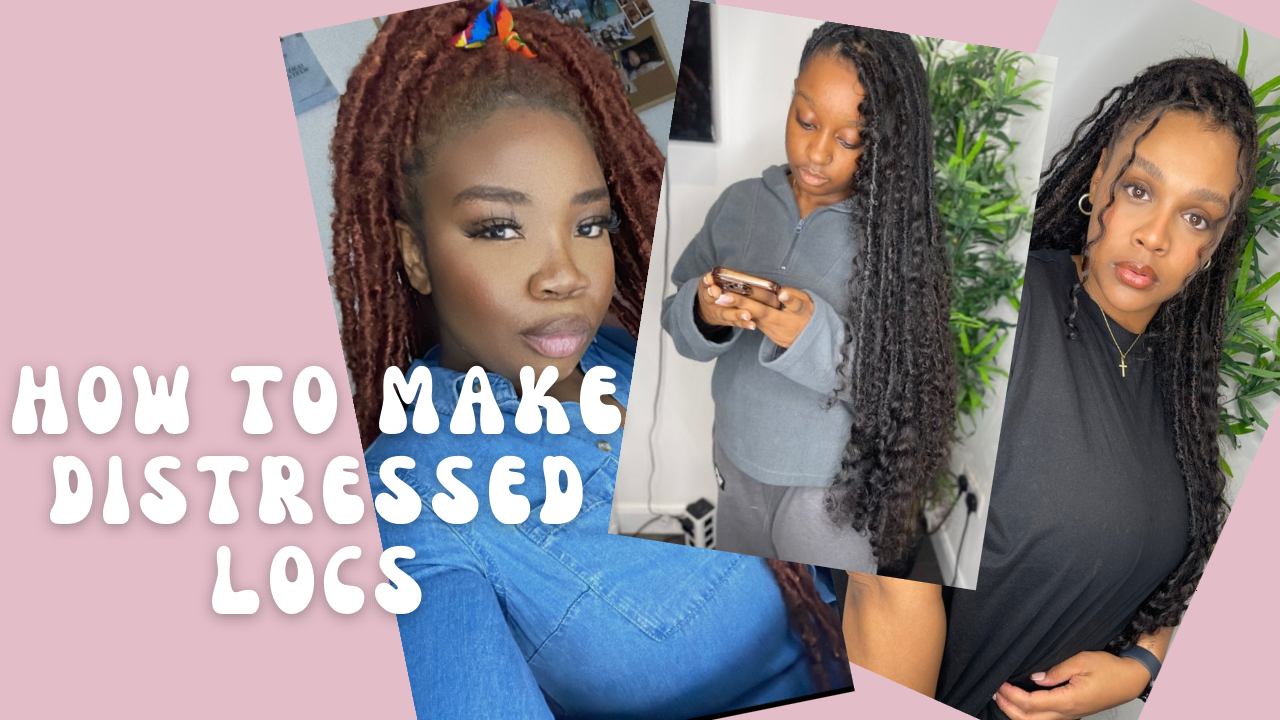 Distressed locs tutorial